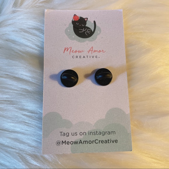 Cactus Cat Family Enamel Pin Meow Amour Creative - Picture 3 of 3